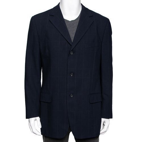 Checked Wool Single Breasted Blazer XL - Ermenegildo Zegna - Modalova