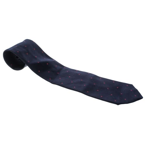 Contrast Circle Print Silk Tie - Ermenegildo Zegna - Modalova