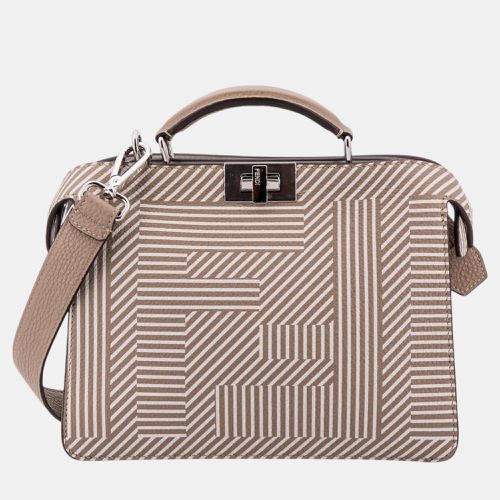 Leather FF Peekaboo ISeeU Handbag - Fendi - Modalova