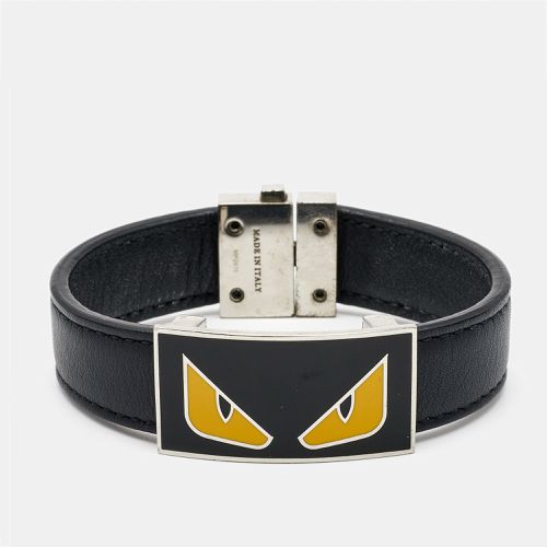 Monster Eye Enamel Leather Tone Bracelet - Fendi - Modalova