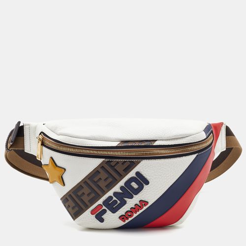 X Fila White/ Leather Belt Bag - Fendi - Modalova