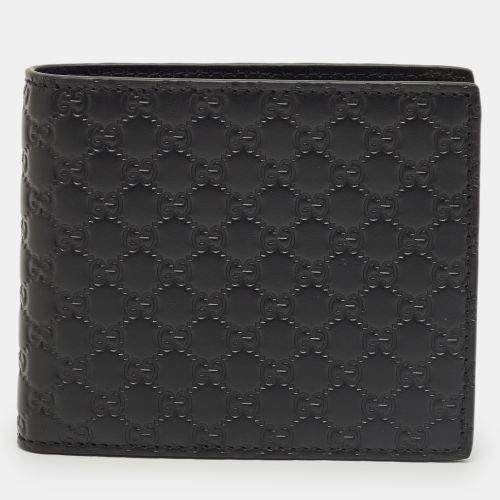 Microssima Leather Bifold Wallet - Gucci - Modalova