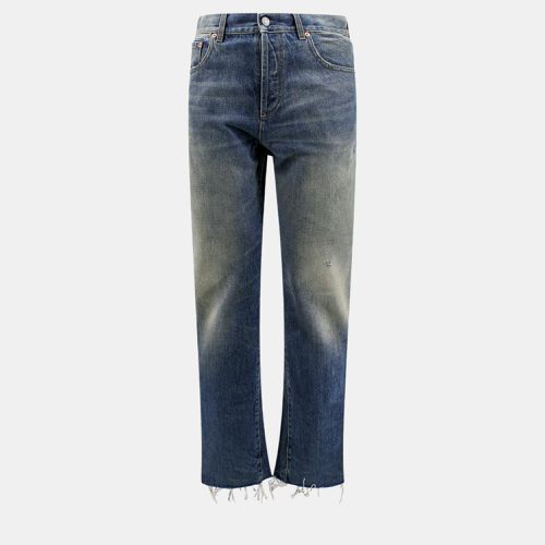 Cotton Logoed Label Jeans - Gucci - Modalova