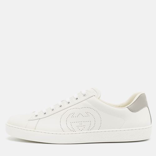 Leather Ace Low Top Sneakers 44.5 - Gucci - Modalova