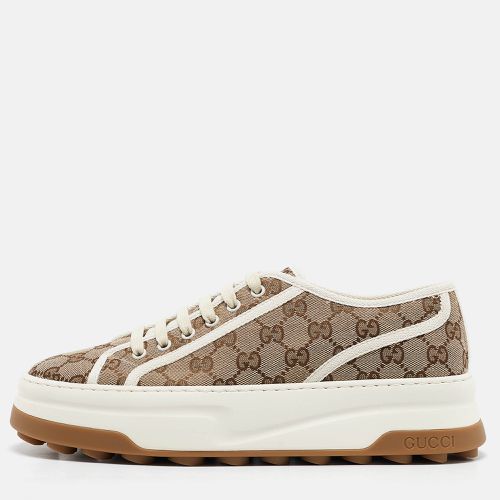 GG Canvas Lace Up Sneakers Size 42.5 - Gucci - Modalova