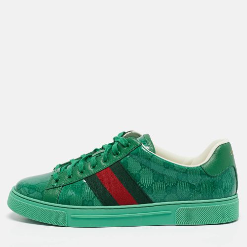 GG Crystal Canvas Ace Sneakers Size 43.5 - Gucci - Modalova