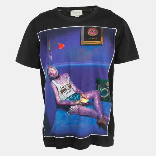 Ignasi Monreal Print Cotton Crew Neck T-Shirt M - Gucci - Modalova