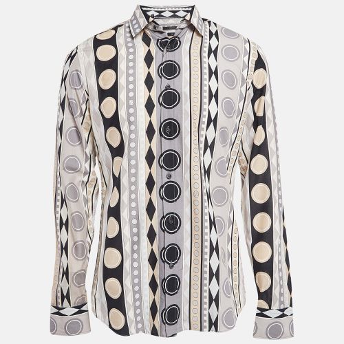 Multicolor Printed Cotton Button Front Shirt L - Gucci - Modalova