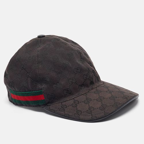 Web Striped GG Canvas Baseball Cap M - Gucci - Modalova