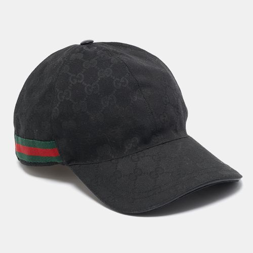 GG Canvas Web Stripe Detail Baseball Cap XL - Gucci - Modalova