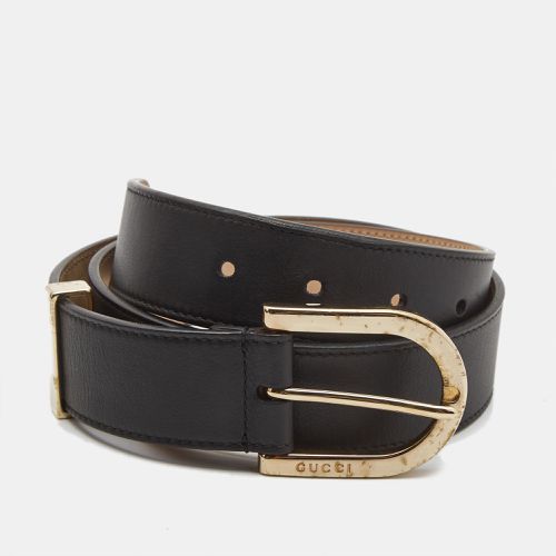 Leather Buckle Belt 80CM - Gucci - Modalova