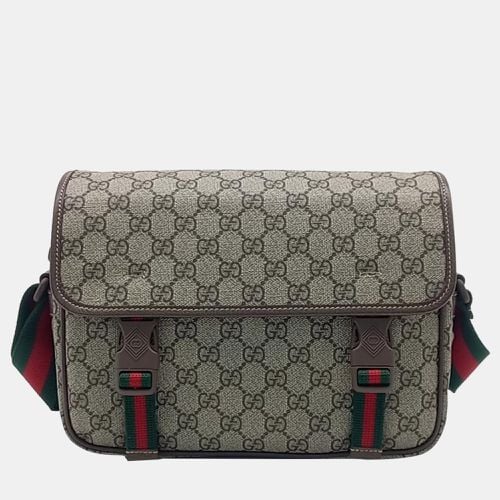 Brown GG Canvas Messenger Bag - Gucci - Modalova