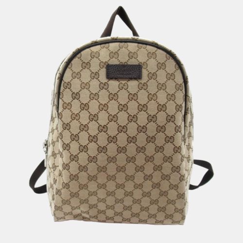 Gucci Brown GG Canvas Backpack - Gucci - Modalova