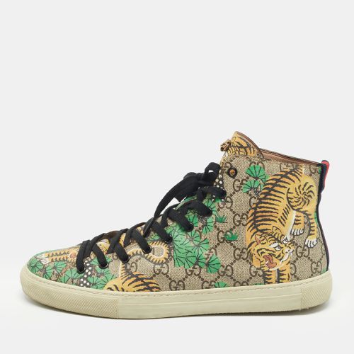 GG Coated Canvas High Top Sneakers Size 44 - Gucci - Modalova