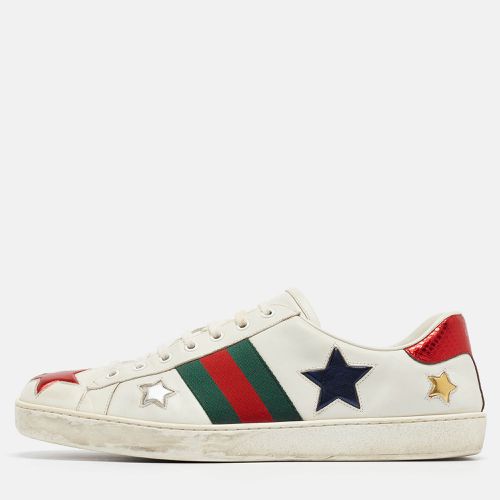 Leather Star Ace Low Top Sneakers Size 45 - Gucci - Modalova