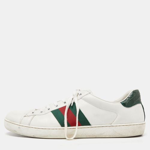 Leather Ace Low Top Sneakers Size 44 - Gucci - Modalova