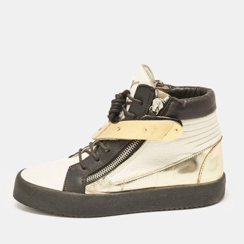 Tri-Color Leather Hero V Strap High Top Sneakers Size 41 - Giuseppe Zanotti - Modalova