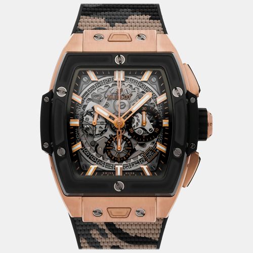 K Rose Gold Big Bang Automatic Men's Wristwatch 42 mm - Hublot - Modalova