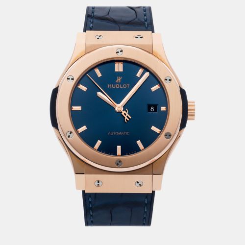 K Rose Gold Classic Fusion 542.OX.7180.LR Automatic Men's Wristwatch 42 mm - Hublot - Modalova