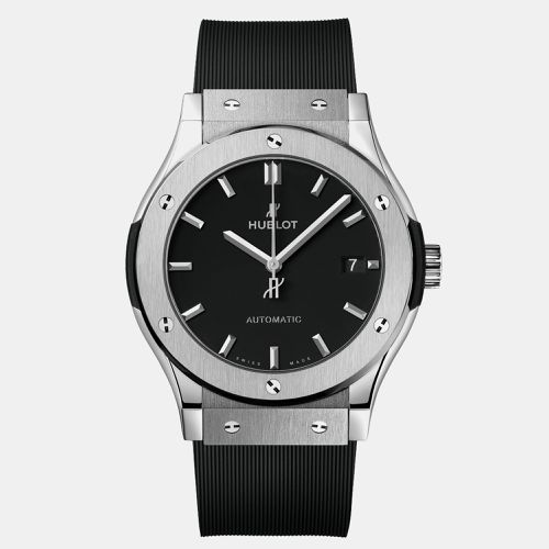 Titanium Classic Fusion Men's Wristwatch 42 mm - Hublot - Modalova