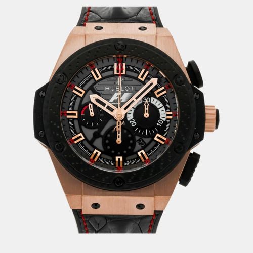 K Rose Gold Big Bang King Power Automatic Men's Wristwatch 48 mm - Hublot - Modalova