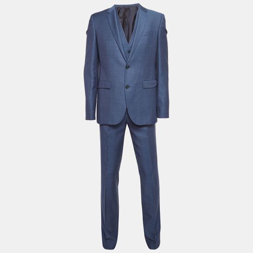 Wool Single Breasted Three Piece Pants Suit L - Hugo Boss - Modalova