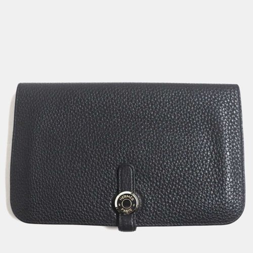 Dogon Gm Leather Wallet Leather - Hermes - Modalova