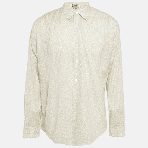 Printed Cotton Long Sleeve Shirt XXXL - Hermes - Modalova