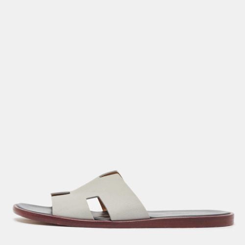 Leather Izmir Sandals Size 42.5 - Hermes - Modalova