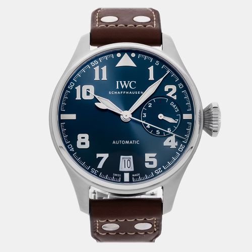 Stainless Steel Big Pilot's IW5009-08 Automatic Men's Wristwatch 46 mm - IWC - Modalova