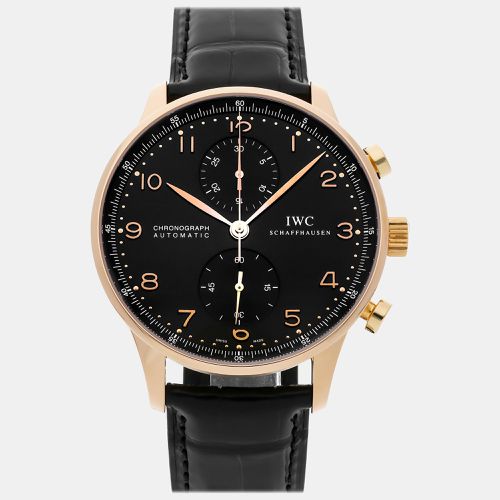 K Rose Gold Portugieser IW3714-15 Automatic Men's Wristwatch 40 mm - IWC - Modalova