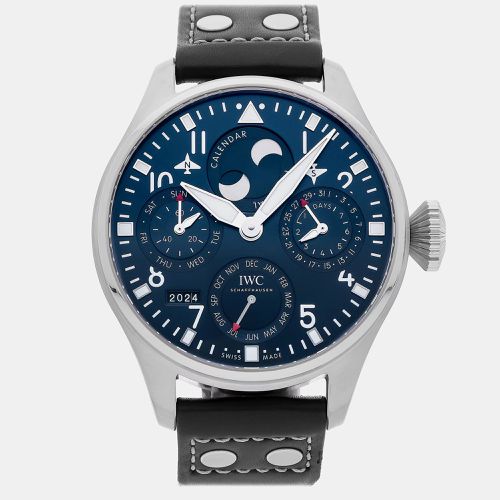 Stainless Steel Big Pilot's IW5036-05 Automatic Men's Wristwatch 46 mm - IWC - Modalova