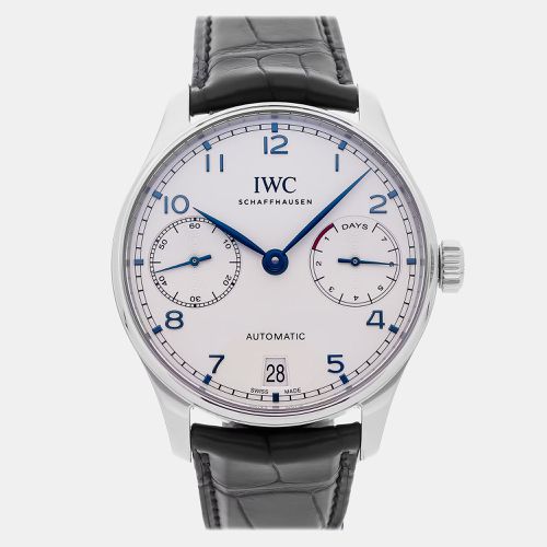 Stainless Steel Portugieser IW5007-05 Automatic Men's Wristwatch 42 mm - IWC - Modalova