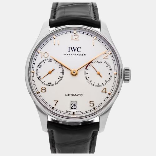 Stainless Steel Portugieser IW5007-04 Automatic Men's Wristwatch 42 mm - IWC - Modalova