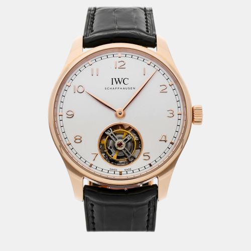 K Rose Gold Portugieser Manual Winding Men's Wristwatch 42 mm - IWC - Modalova