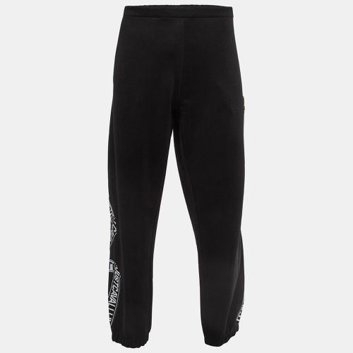 Cotton Blend Logo Applique Joggers XL - Just Cavalli - Modalova