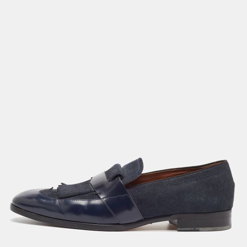 Leather and Denim Loafers Size 45 - Jimmy Choo - Modalova