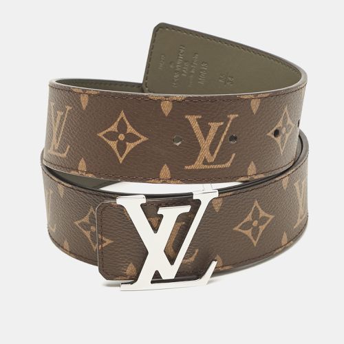 Monogram Canvas and Leather LV Initiales Reversible Belt 85 CM - Louis Vuitton - Modalova