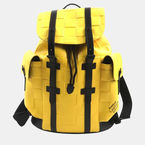 Yellow Canvas Damier Scuba Christopher Mm Backpack - Louis Vuitton - Modalova