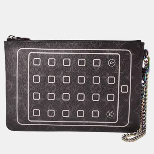 Canvas Monogram Eclipse Ipad Case/Clutch Bag - Louis Vuitton - Modalova