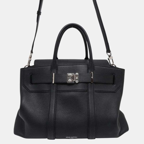 Noir Calf	Leather Georges MM Tote Bag - Louis Vuitton - Modalova