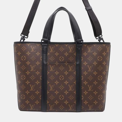 Monogram Macassar Canvas Weekend PM Tote Bag - Louis Vuitton - Modalova