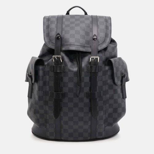 Noir Damier Graphite Christopher MM Backpack - Louis Vuitton - Modalova