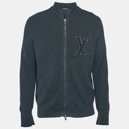 LV Patch Rib Knit Zip Up Jacket XS - Louis Vuitton - Modalova