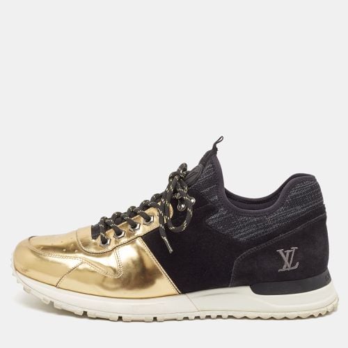 Gold Suede And Leather Run Away Sneakers Size 41.5 - Louis Vuitton - Modalova