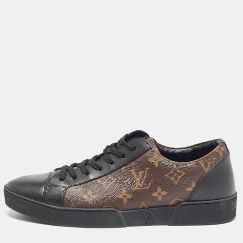 Black Monogram Canvas and Leather Match Up Low Top Sneakers Size 41 - Louis Vuitton - Modalova