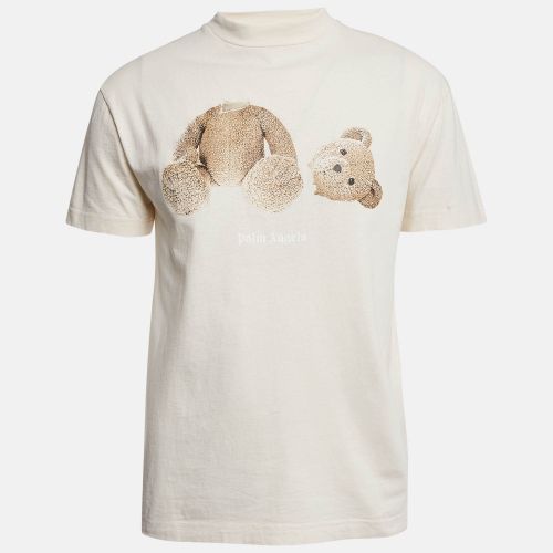 Bear Print Cotton Oversized T-Shirt S - Palm Angels - Modalova