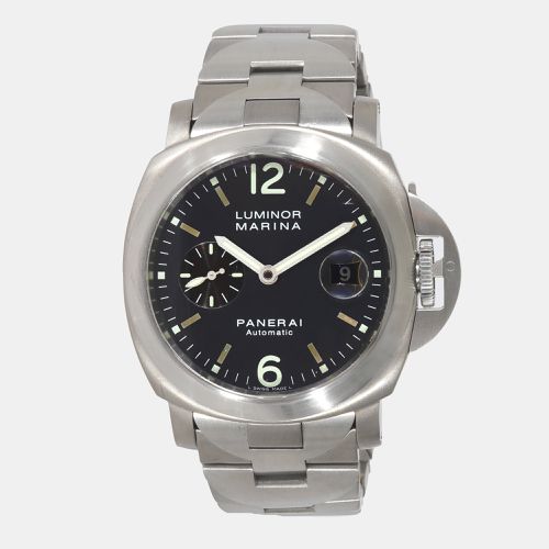 Titanium Luminor Marina PAM00091 Automatic Men's Wristwatch 44 mm - Panerai - Modalova