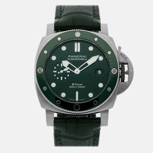 Pre-Owned Submersible Quarantaquattro Esteel Verde Smeraldo PAM 1287 - Panerai - Modalova