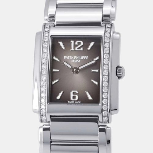 Stainless Steel Twenty-4 4910/1200A-010 Quartz Men's Wristwatch 25 mm - Patek Philippe - Modalova